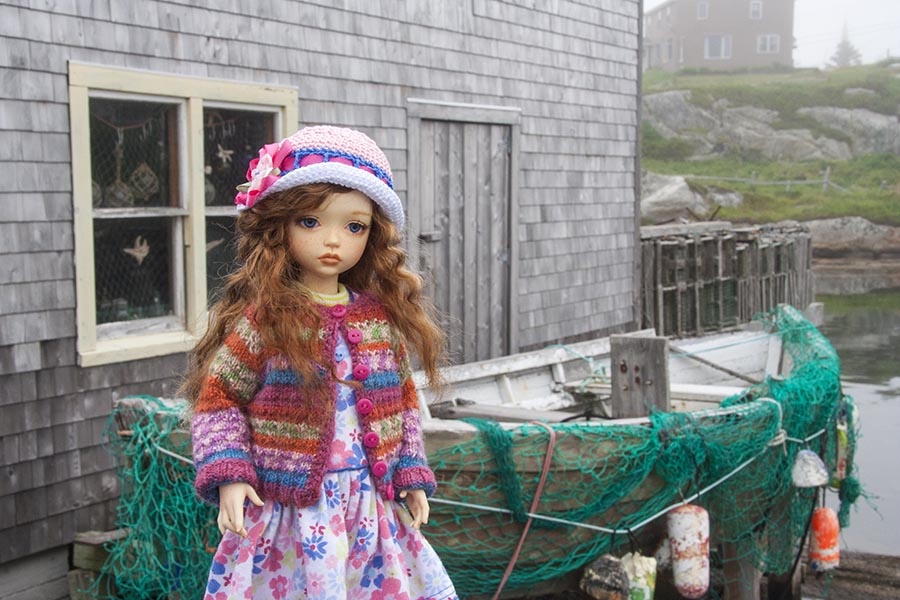 Lonnie Exploring the Village